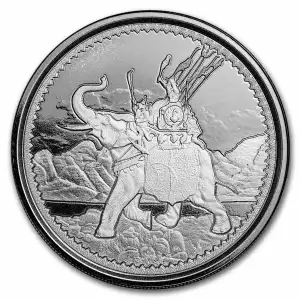 2022 Gibraltar War Elephant 1oz Silver Coin (2)