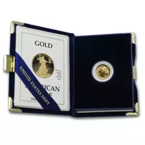 Any Year - 1/10 oz Gold Eagle Proof - (Box and COA)