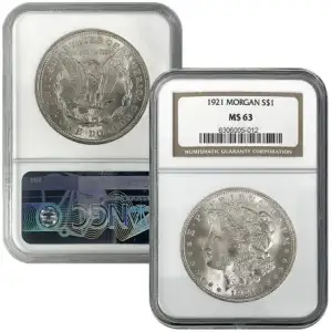 1921 Morgan Silver Dollar MS 63 NGC