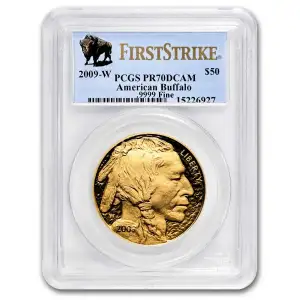 2010 1 oz Gold Buffalo MS-70 PCGS FirstStrike [DUPLICATE for #562009] (2)