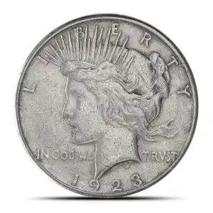 Peace Dollar VG+ (2)