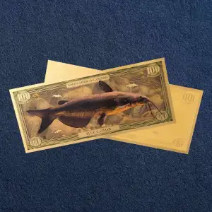 24K Gold Bill North American Gamefish - Blue Catfish