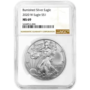 2020 W Burnished American Silver Eagles 1oz NGC MS69 (2)