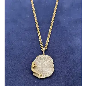1610-1612 Sao Jose Shipwreck 8 Reales Mermaid Pendant (6)