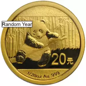 Any Year 1/20oz Chinese Gold Panda (1982-2015)
