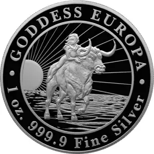 2022 1oz Tokelau Goddess Europa Silver Bu coin (2)