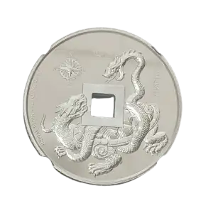 2021 China 1 oz Platinum Xuan Wu (Black Warrior) Vault Protector FDI (2)