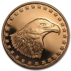1 oz Bald Eagle Copper Round (2)