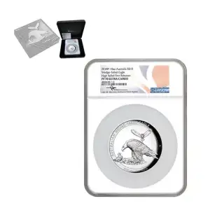 2018P 10oz Australia Wedge-Tailed Eagle NGC PF70 HR-FR UC Mercanti (Box & CoA)