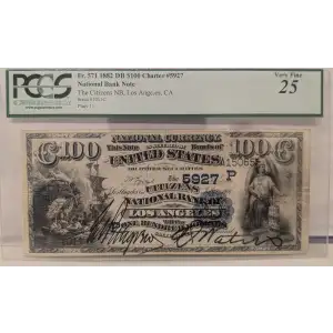 $100   Second Charter Period 571
