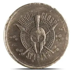 1 oz Silver Spartan MK BARZ Button (2)