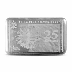 10 oz Royal Canadian Mint (RCM) Silver Bar [DUPLICATE for #1370]