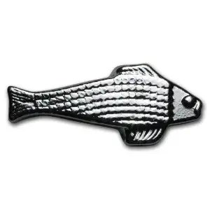 1 oz Hand Poured Silver Fish