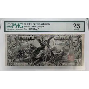 $5 1896 Small Red Silver Certificates 268