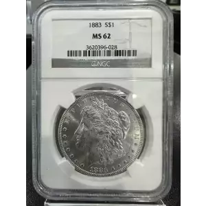 1883-P Morgan NGC MS 62