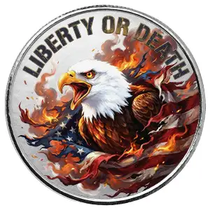 250th Americana Liberty or Death 1oz Silver Colorized (2)
