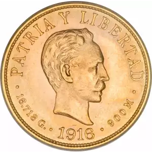 1916 Cuban 10 Peso Gold Coin (2)