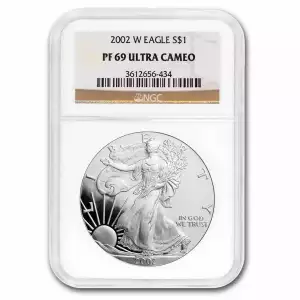 2002 W American Silver Eagle NGC PF69 Ultra Cameo (2)