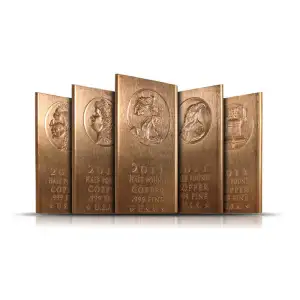 Half Pound Copper Bar (Designs Vary)