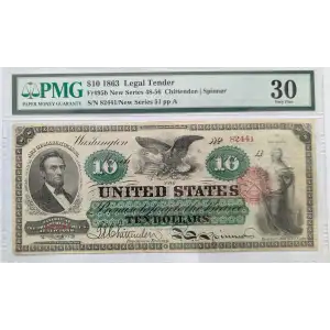 $10 New Series 48-56 above Type 2 Legal Tender Issues 95b