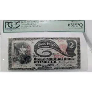 $2 1875 Red with scallops First Charter Period 390