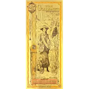 2024 Utah 25 Goldback Note