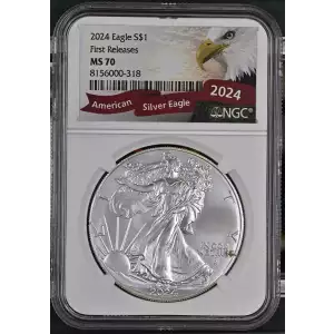 2024 American Silver Eagle NGC MS70 First Releases (2)