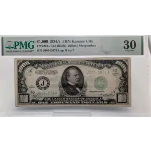 $1,000 1934-A.  High Denomination Notes 2212-J