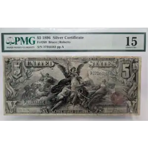 $5 1896 Small Red Silver Certificates 269