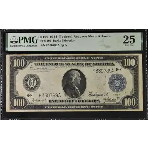 $100 1914 Blue Seal Federal Reserve Notes 1104 (2)