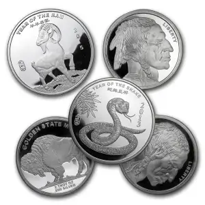 2oz Silver Round Various Mints