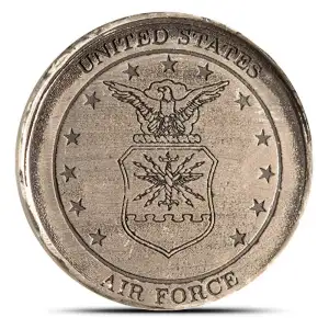 1 oz Silver U.S. Air Force MK BARZ Button (2)