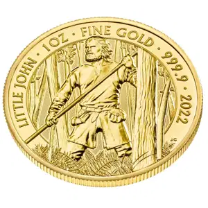 2022 Great Britain 1 oz Gold Myths & Legends: Little John BU