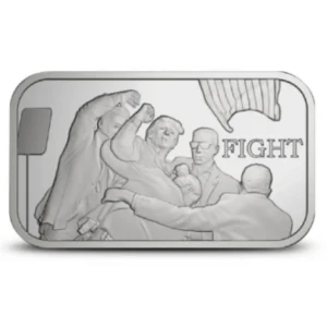 Donald Trump Fight 1 oz Silver Bar