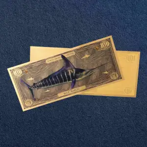 24K Gold Bill North American Gamefish - Blue Marlin