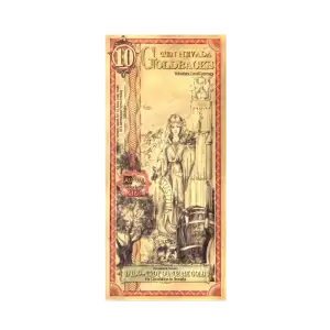 2020 Nevada 10 Goldback Note