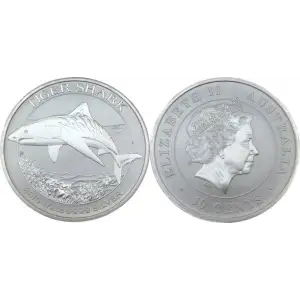 2016 1/2oz Perth Mint Silver Tiger Shark