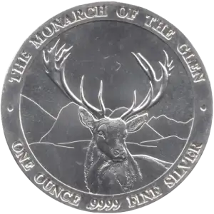 Baird and Co. 1 oz Silver Monarch of the Glen Rounds