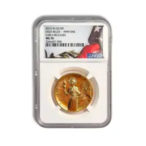 2015-W American Gold Liberty PCGS MS70 High Relief First Strike [DUPLICATE for #560310] (2)