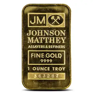 1oz Johnson Matthey Gold Bar