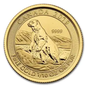 2019 1/10 oz Canadian Gold Polar Bear Gold Coin (2)