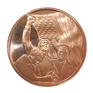 1 oz Donald Trump Fist Pump Copper Round