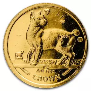 Isle of Man 1/25 oz Gold Japanese Bobtail Cat (Various Years, Various Conditions) (2)