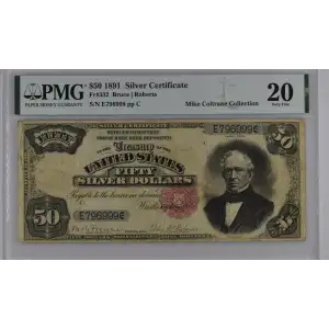 $50 1891 Small Red Silver Certificates 332 (2)