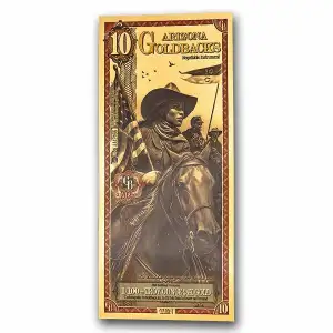 Arizona 10 Goldback Note (2025 Alpha Series) Limited 1st Edition