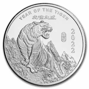 2022 Year of the Tiger 1/2oz Silver Round