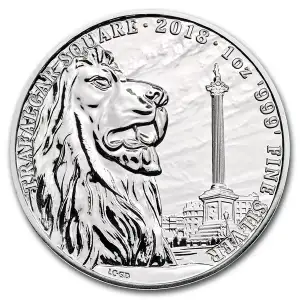 2018 GB 1 oz Silver Landmarks Trafalgar Square (2)