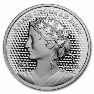 2022 Canada 5 oz Silver $50 Peace Dollar Proof UHR (Box & CoA)