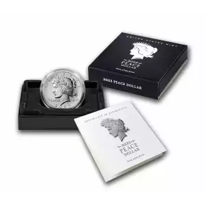 2023 Peace Dollar Philadelphia (Box and COA)