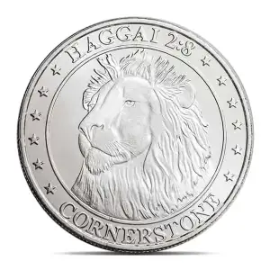 1 oz Lion Cornerstone Silver Round (Toned) (2)
